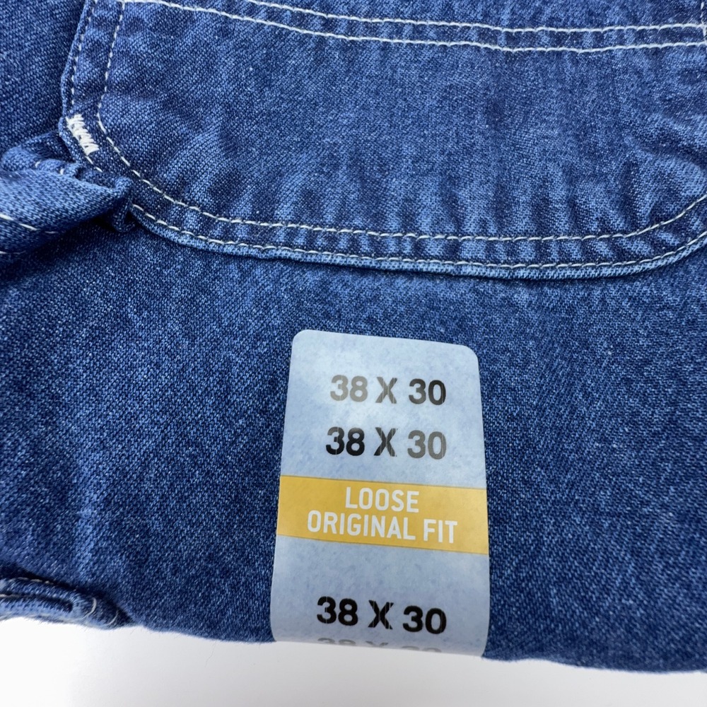 Carhartt Loose Original Fit Work Dungaree Jeans Mens 38x30 B13 DST NWT NOS - Picture 5 of 6